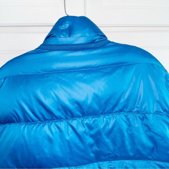 Adidas Adicolor Down Puffer Jacket Blue Sz Large - Picture 11 of 16